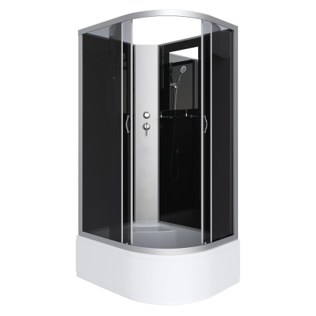 Душевая кабина Niagara Classic NG-2510-14LBK 120х80х200, высокий поддон 40 см, стекло тонированное