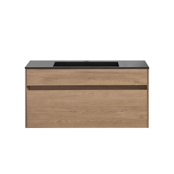 Тумба под раковину Vincea Chiara 1000 подвесная, 1 выкатной ящик soft-close, N.Oak