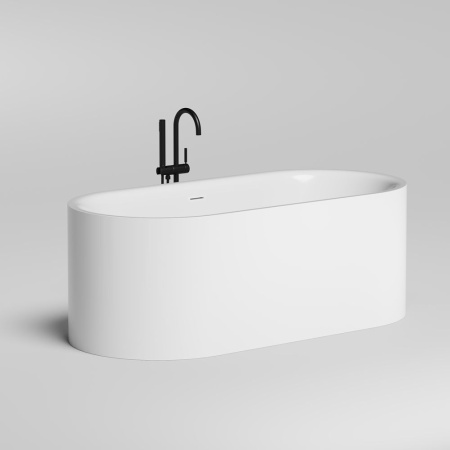 Ванна отдельностоящая Salini PERLA 170x80, S-Stone, матовый белый 1049201M