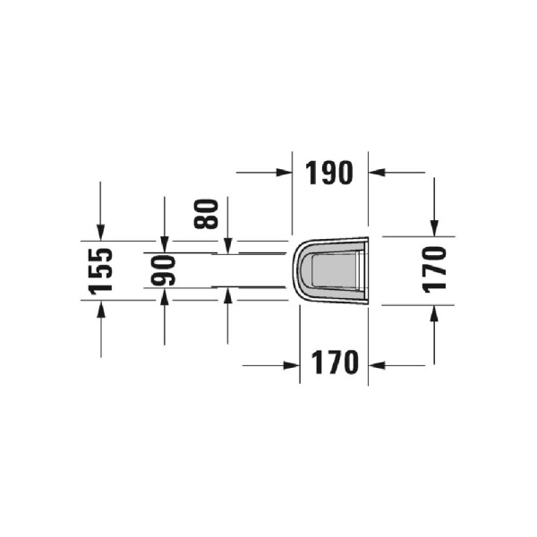 Пьедестал Duravit D-Code 08632700002