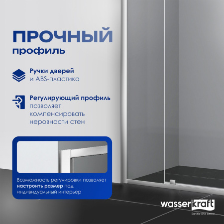 Душевая дверь WasserKRAFT Aula 11P13