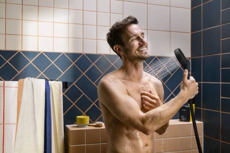Ручной душ Hansgrohe Activera Select S 28033670. черный матовый 28033670