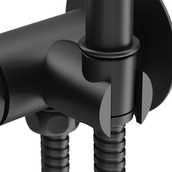 217000000 Option Смеситель Damixa монтируемый в стену, черный