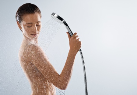 Hansgrohe Croma Select E Ручной душ 1jet хром-белый матовый 26814400