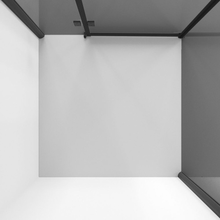 Душевое ограждение  Niagara Nova  NG-2831-34BLACK (90*90*195) квадрат, двери распашные