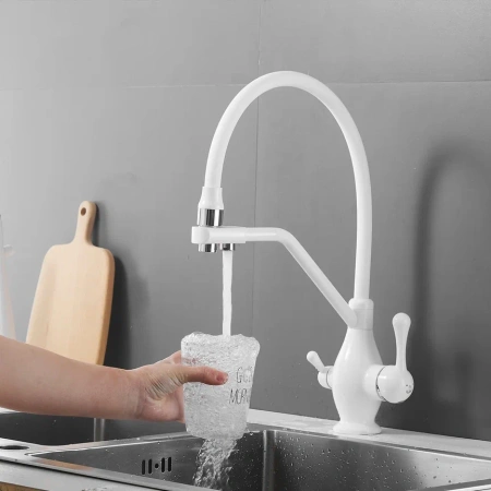 Смеситель для мойки Rose R858C