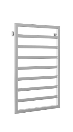 Полотенцесушитель водяной Stinox Bergamo 500x900, нижнее подключение, хром, 1/2" ВР (внутренняя резьба), 7 перекладин