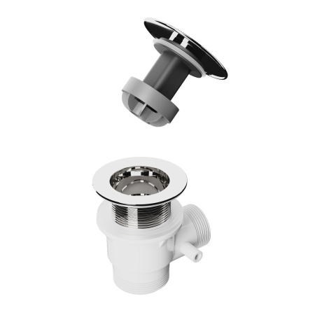 Сифон для ванны RoxenBath R70C-CH Click-Clack с функцией верхней очистки