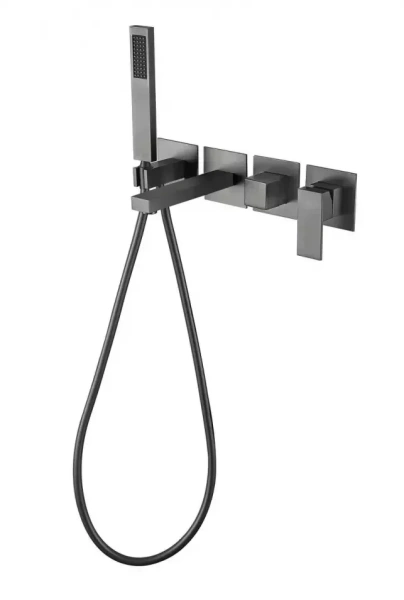 Смеситель для ванны скрытого монтажа Grocenberg GB5060 Графит