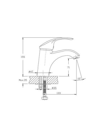 Смеситель для раковины Haiba HB1021-5