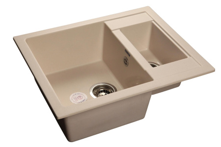 Кухонная мойка GranFest QUADRO Q-610K белый