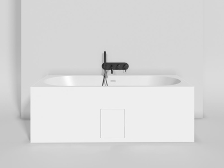 Ванна встраиваемая Salini ORNELLA AXIS 180x80 покраска по RAL полностью, S-Sense, глянцевый 103511GF