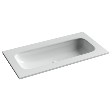 Раковина накладная мебельная Ceramicanova Грация (Grace) прямоугольная 910x457x137 без отверстия под смеситель цвет белый CN7019Wx
