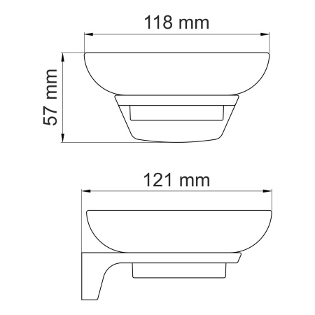 Мыльница WasserKRAFT Elbe K-7229
