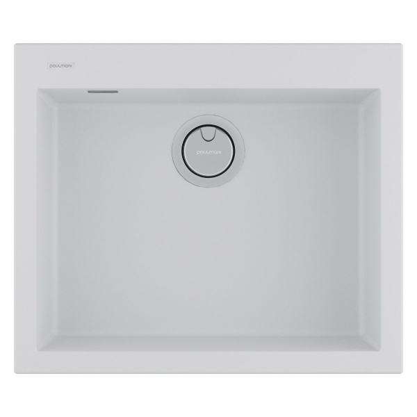 Мойка DECORATION 60, ACRYSTONE, PM936051-WH, WHITE, 600х510 мм, Paulmark