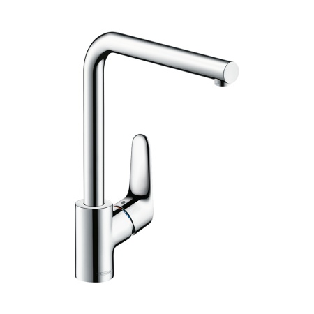 Hansgrohe Focus M41 Кухонный смеситель однорычажный 280 jet черный матовый 31817670