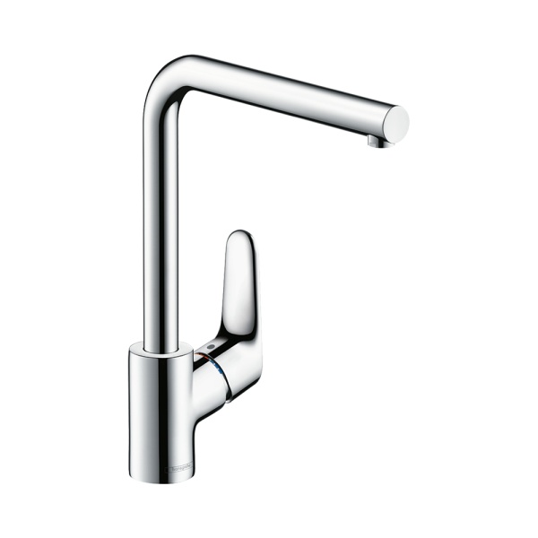 Hansgrohe Focus M41 Кухонный смеситель однорычажный 280 jet черный матовый 31817670