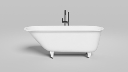Ванна встраиваемая Salini ORNELLA KIT 160x70, S-Stone, матовый белый 102426M