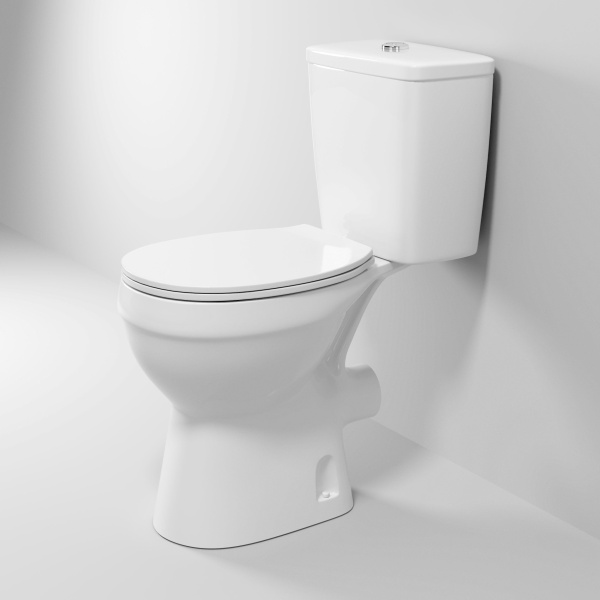 Унитаз напольный Niagara Brava NG-9901 63x36x74 безободковый с тонкой крышкой