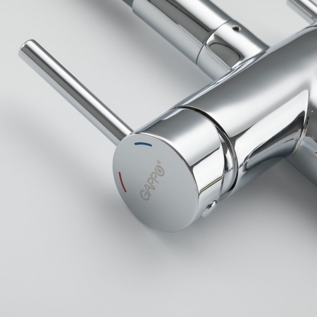 Смеситель для кухни с гибким изливом и подключением фильтра GAPPO G4398-30, хром