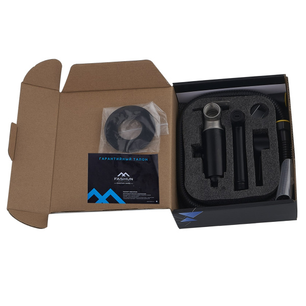 Гигиенический душ со смесителем FASHUN A57803-7, чёрный