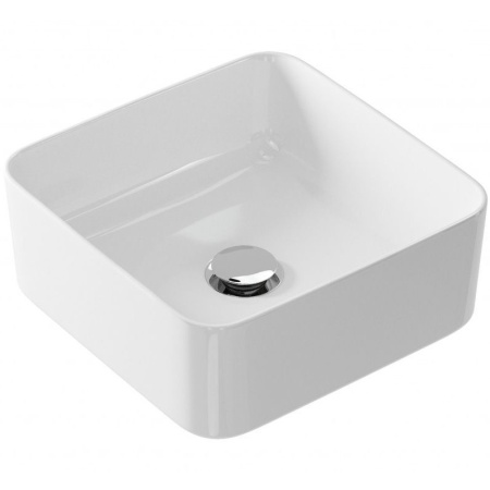 Раковина на столешницу Cersanit CREA 35 SQUARE, P-UM-CRE35/1-oc-S