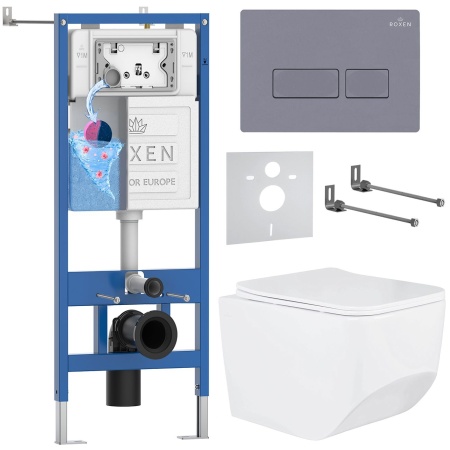 Комплект 6 в 1 RoxenBath StounFix Dual Fresh 966786  (состоит из: 710200, Caspia 410280DG, 530145-01)