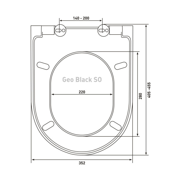 Сиденье BERGES Geo Black SO