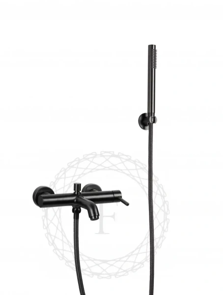 Смеситель для ванны с душем FILARETE Roun FL2120 (Графит)