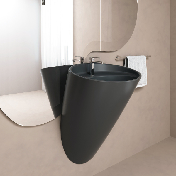 Раковина Ambassador Queen 116T20202 (535x465x765) черная матовая