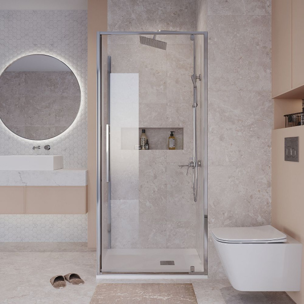 Душевое ограждение Niagara Nova NG-66-9A-A100-34 (90*100*195) прямоугольник, двери распашные