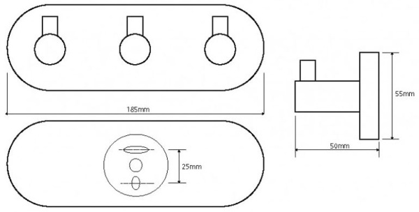 Крючок для полотенец Bemeta Omega 104405232