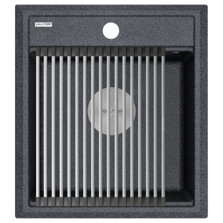Мойка STEPIA 45, IT-GRANIT, PM114651-DG, графит, 460х510, Paulmark