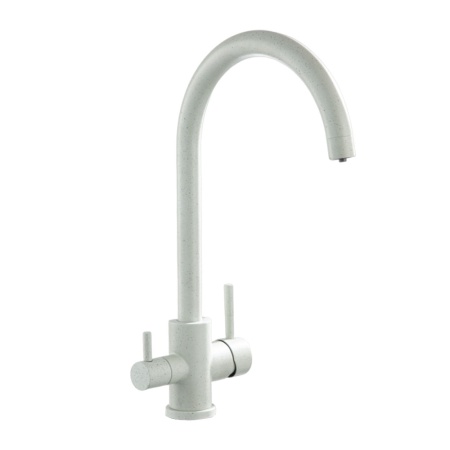 Смеситель для кухни с подключением фильтра FRAP F43899-42, серый