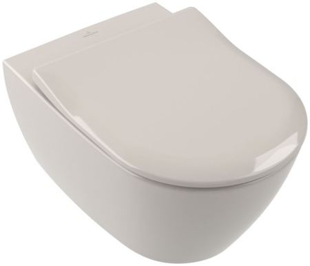 Унитаз Villeroy & Boch Subway 2.0, подвесной, открытый смыв, 5614R0R3