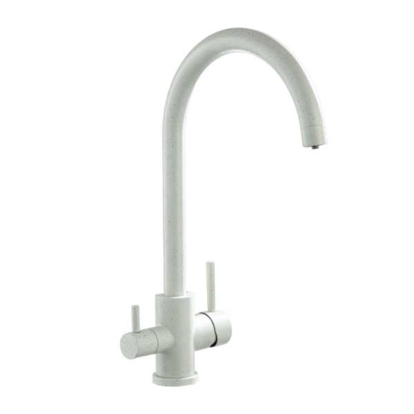 Смеситель для кухни с подключением фильтра FRAP F43899-42, серый