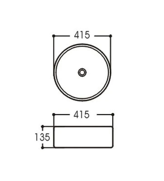 Раковина для установки на столешницу Aquatek ЕВРОПА AQ5558-00