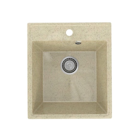 Кухонная мойка Practik PR-425-002 (без сифона), слоновая кость