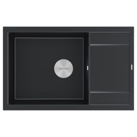 Мойка FLUGEN 60, IT-GRANIT, PM317850-BLM, черный, 780х500 мм, Paulmark