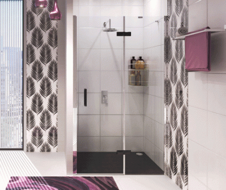 Душевая дверь WasserKRAFT Aller 10H05RBLACK MATT