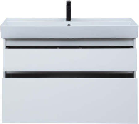 Тумба под раковину Aquanet Nova Lite 100 белый (2 ящика)