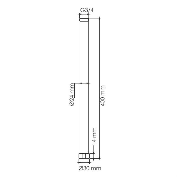 Удлинитель для душевого комплекта WasserKRAFT A230