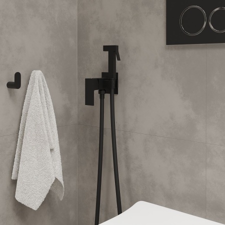 Смеситель встраиваемый RoxenBath Caspia 500960-B с гигиеническим душем