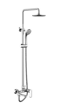 Душевая колонна со смесителем для ванны Bravat Opal F6125183CP-A3-RUS