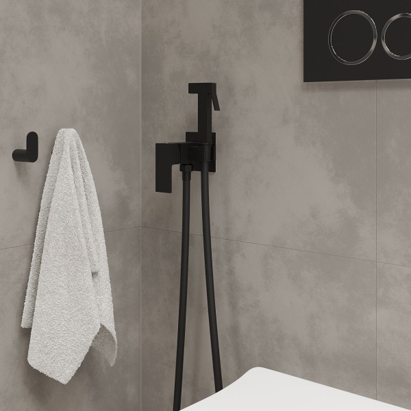 Смеситель встраиваемый RoxenBath Caspia 500960-B с гигиеническим душем