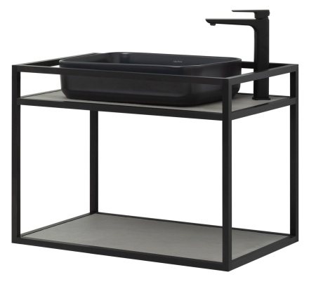 Консоль под раковину Allen Brau Liberty 75 1.33001.BB черный браш