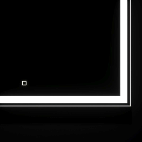 Зеркало Vincea LED VLM-2C800 800x600 c сенсорным выключателем и диммером
