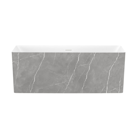 Акриловая ванна в наборе 3 в 1: отдельностоящая ванна, ножки, экран Wellsee Pure BY Wellsee 230705000