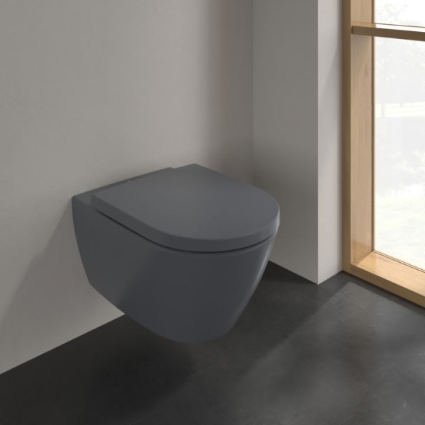 Унитаз Villeroy & Boch Subway 2.0, подвесной, открытый смыв, 5614R0i4
