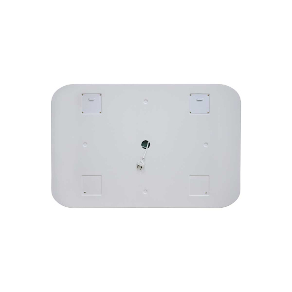 Зеркало Vincea LED VLM-2A100-2W  1000x800 c сенсорным выключателем и диммером, часы+антизапотевание